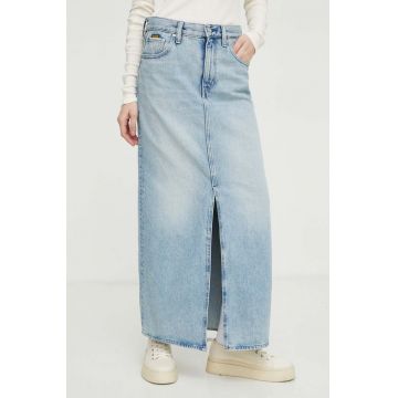 G-Star Raw fusta jeans maxi, drept