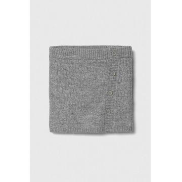 United Colors of Benetton fusta fete culoarea gri, mini, drept