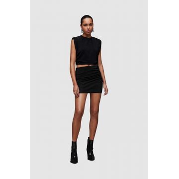 AllSaints fusta ALYA culoarea negru, mini, creion AllSaints fusta ALYA culoarea negru, mini, creion