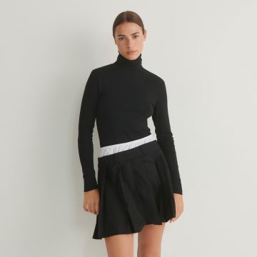 Reserved - Ladies` skirt - Negru