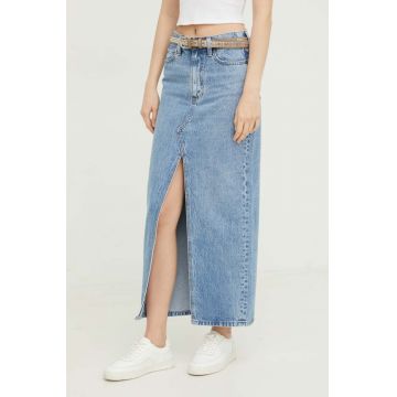 Abercrombie & Fitch fusta jeans maxi, drept