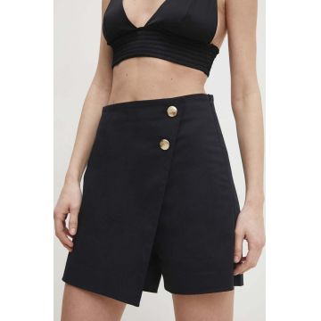 Answear Lab fustă pantaloni culoarea negru, mini, drept