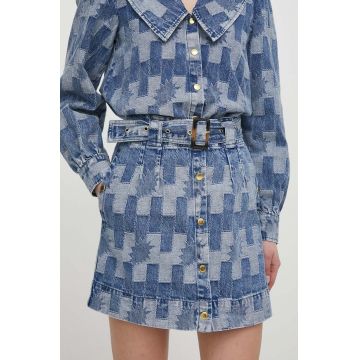 Barbour fustă din denim mini, creion