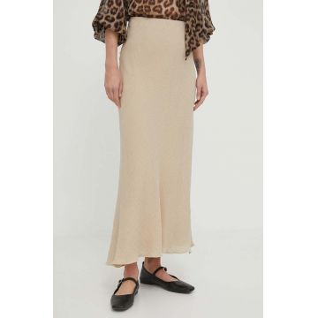 By Malene Birger fusta culoarea bej, maxi, drept