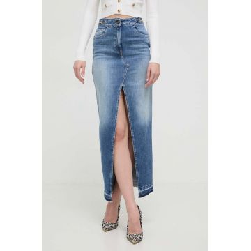 Elisabetta Franchi fusta jeans maxi, creion