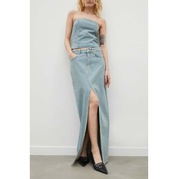 Won Hundred fustă din denim maxi, drept 2880-15144