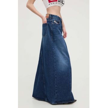 Diesel fustă din denim DE-PAGO GONNA maxi, evazați A10716.09I27