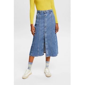 Fusta midi de denim