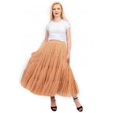 Fusta Tulle Moale Ana By Malika Fashion