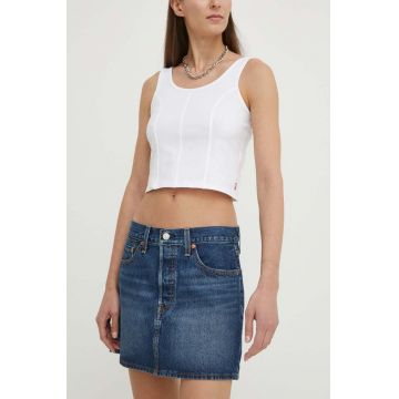 Levi's fusta jeans mini, drept