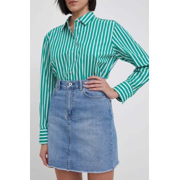 Pepe Jeans fusta jeans MINI SKIRT HW mini, drept, PL901124MN9