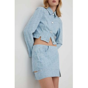 Stine Goya fustă din denim mini, dreaptă SG5671 Stine Goya fustă din denim mini, dreaptă SG5671