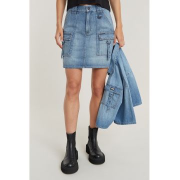 Fusta mini din denim Viktoria