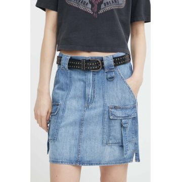 G-Star Raw fustă din denim mini, dreaptă, D24887-D539