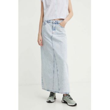 Gestuz fustă din denim maxi, dreaptă, 10909059