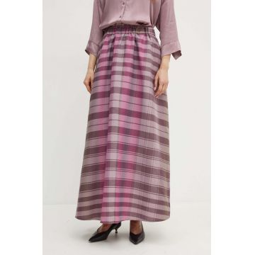 MAX&Co. fusta culoarea violet, maxi, evazati, 2426106071200