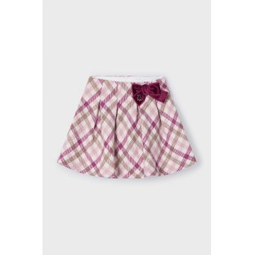 Mayoral fusta fete culoarea roz, mini, evazati, 4901