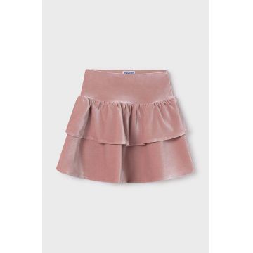 Mayoral fusta fete culoarea roz, mini, evazati, 7970