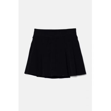 Abercrombie & Fitch fusta fete culoarea albastru marin, mini, evazati, KI243-4071