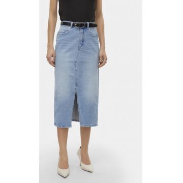 Fusta dama -  13792 - Bumbac - Albastru