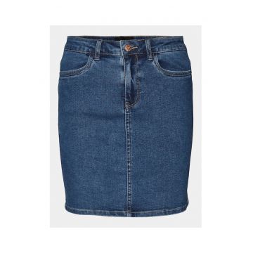 Fusta dama -  303613556 - Albastru - Bumbac