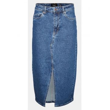 Fusta dama -  303785635 - Albastru - Bumbac
