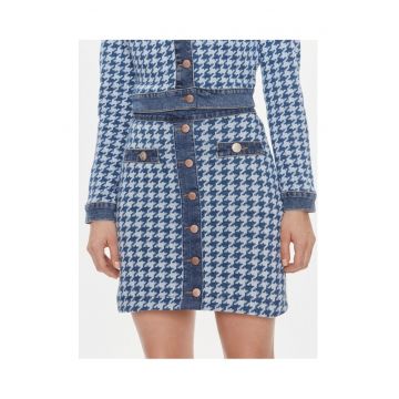 Fusta dama - 397388 - Albastru - Bumbac