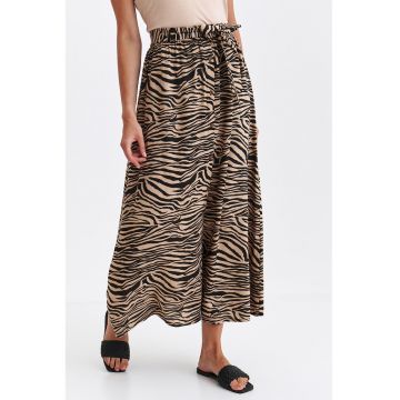 Fusta cu imprimeu cu animal print