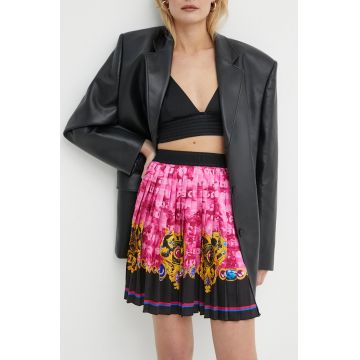 Versace Jeans Couture fusta mini, evazati, 76HAE8P1 NS458