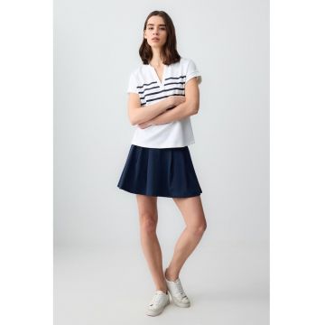 Fusta evazata cu pantaloni scurti integrati