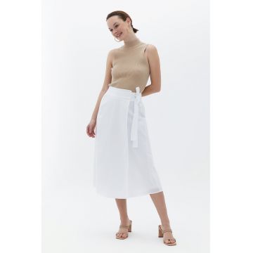 Fusta midi cu model petrecut