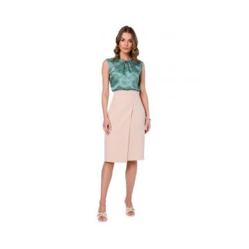 Fusta midi dama -  Lyoth - bej