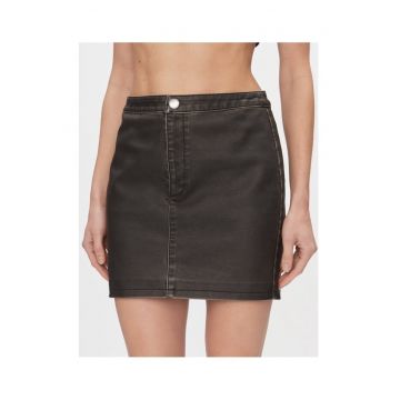 Fusta dama -  483548 - Negru - Piele Ecologica