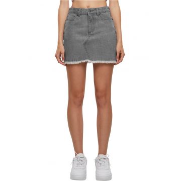 Fusta din denim cu talie inalta