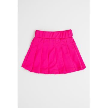Fusta evazata cu model uni