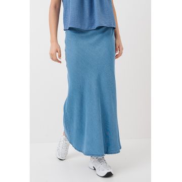 Fusta lunga de denim - din lyocell