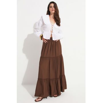 Fusta maxi evazata