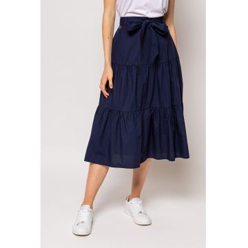 Fusta midi cu model uni Nikla