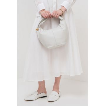 Fusta midi evazata Nippon Ramie