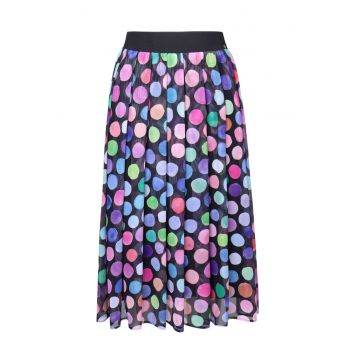 Fusta midi - model cu buline