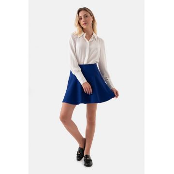Fusta mini cu croiala evazata