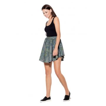 Fusta mini dama -  Lyoree - verde
