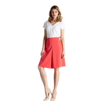 Fusta mini dama -  Lyorine - coral