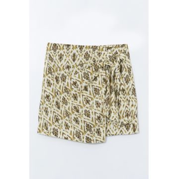 Fusta-pantalon cu model petrecut