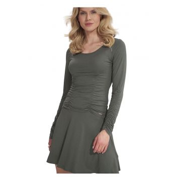 Fusta scurta  verde - viscoza -