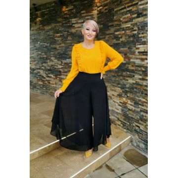 Pantalon 752 voal negru Exnec
