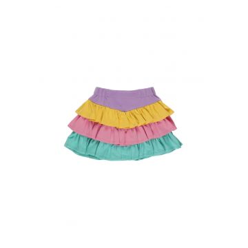 Fusta cu volane  - Surf Up - Multicolora - pentru fetite