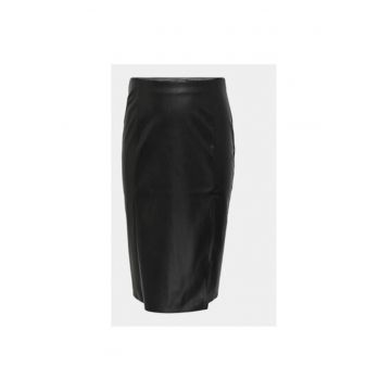 Fusta dama -  303501013 - Piele Ecologica - 50 EU - Negru