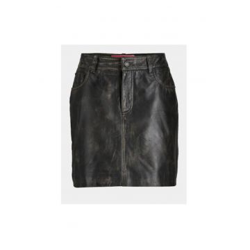 Fusta dama -  303534110 - Piele Ecologica - S INTL - Negru
