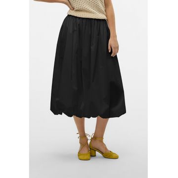 Fusta evazata cu banda elastica in talie